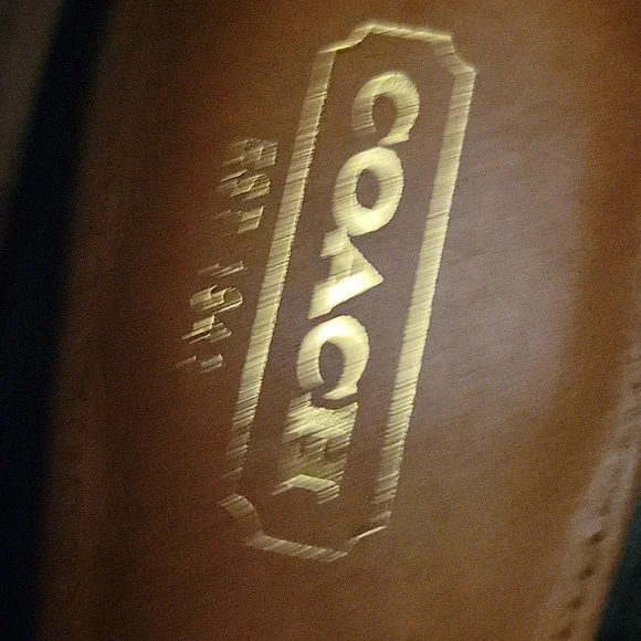 Coach Lizard Embossed pumps - metallic pewter, sz 10 - Picture 6 of 7